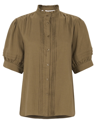 Soft Rebels - SRYindi Frill Bluse - Sepia